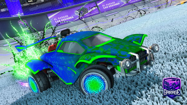 A Rocket League car design from CarlWheezer47