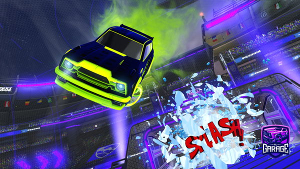 A Rocket League car design from BlackyMouse