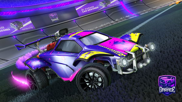 A Rocket League car design from BtoXXX