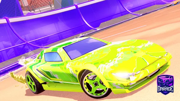A Rocket League car design from Sleepless8