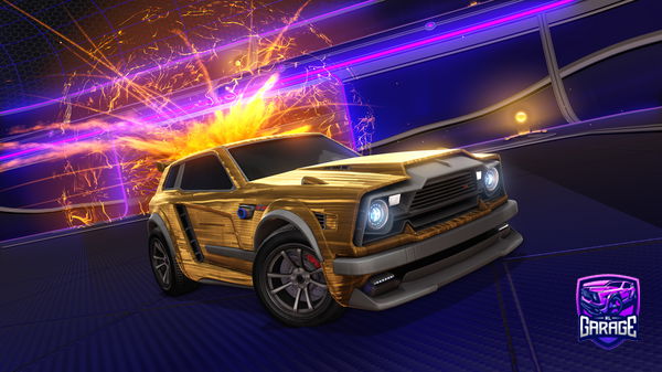 A Rocket League car design from HAROONPLAYS