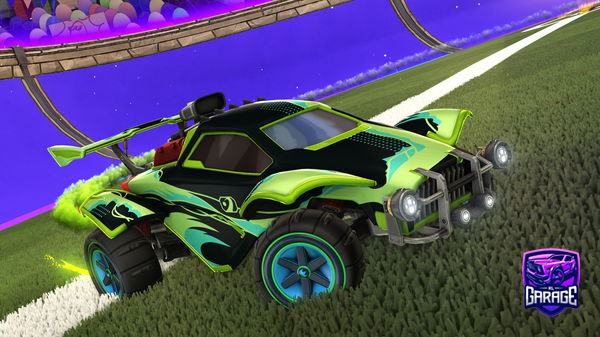 A Rocket League car design from Gar0u