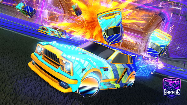 A Rocket League car design from Sniixne