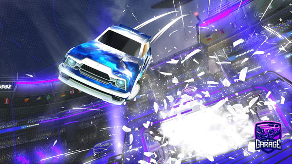 A Rocket League car design from EasyEddi