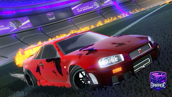 A Rocket League car design from SWIZZNALDO