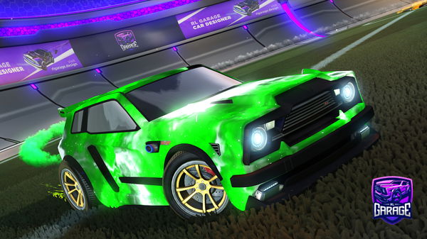 A Rocket League car design from FuzzyPotato7824