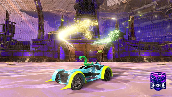 A Rocket League car design from Slime-rancher