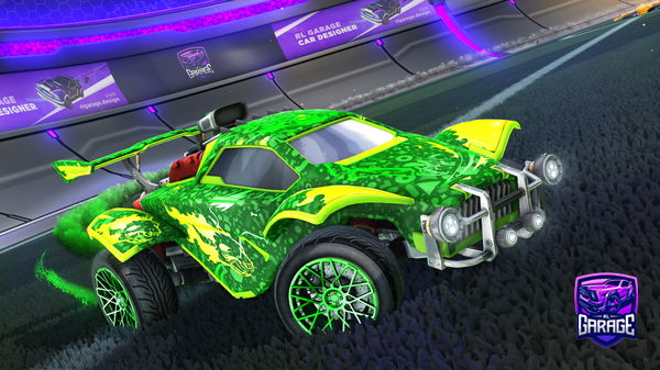 A Rocket League car design from Majkel_777