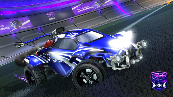 A Rocket League car design from GLucidRLWantsBigSplash