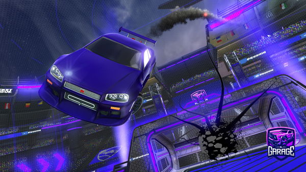 A Rocket League car design from VzW-V1KT0R