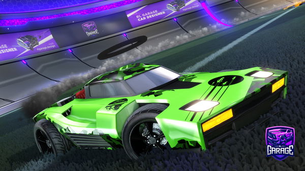 A Rocket League car design from Marvin1XD