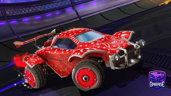 A Rocket League car design from -Mouni-
