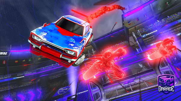 A Rocket League car design from SU5S3T