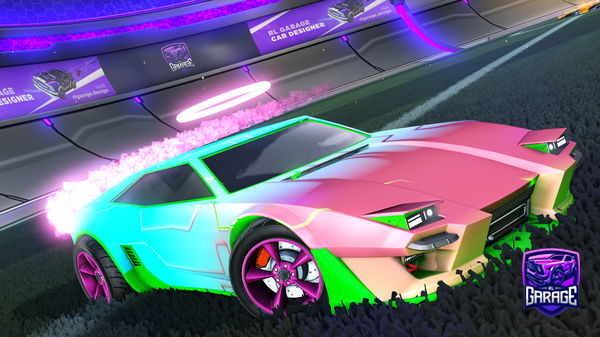 A Rocket League car design from ckraken1