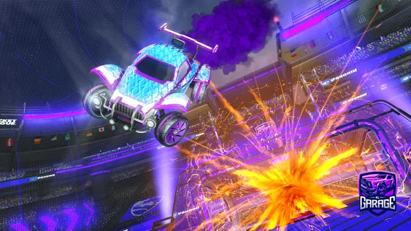 A Rocket League car design from Pyrite9