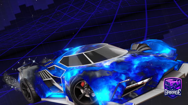 A Rocket League car design from 46U5H4CK3R