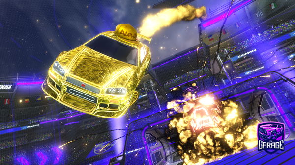 A Rocket League car design from Paulelpro