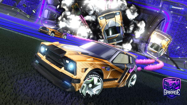 A Rocket League car design from StuckInTheTrip