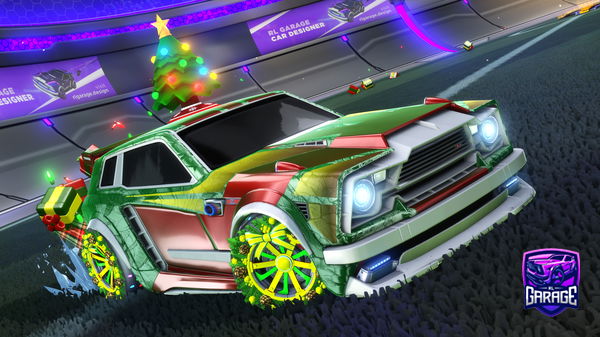 A Rocket League car design from Evidently