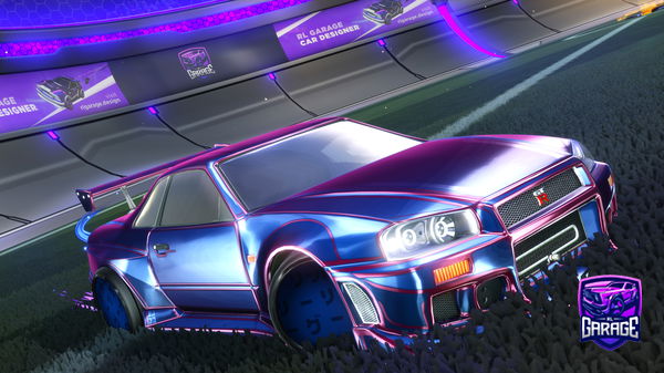 A Rocket League car design from elmorogheza