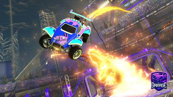 A Rocket League car design from Krabby075