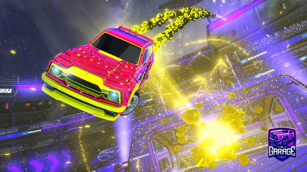 A Rocket League car design from grkd