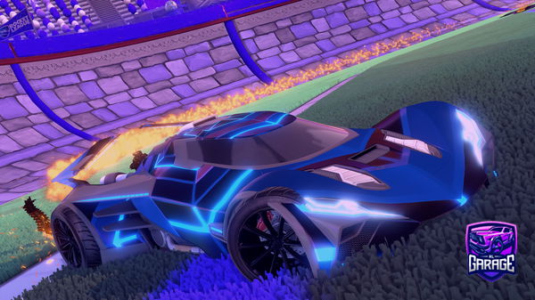 A Rocket League car design from BurningCrisp