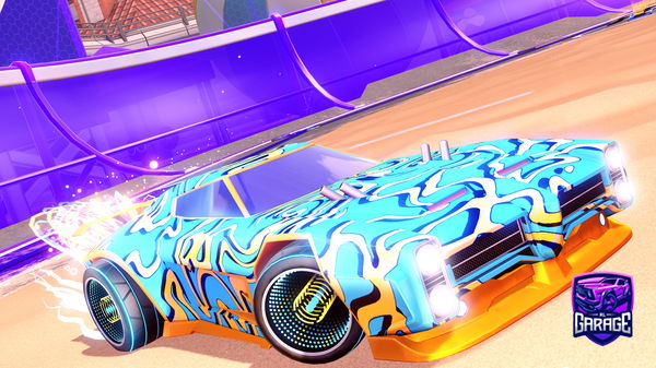 A Rocket League car design from Jeremyghll