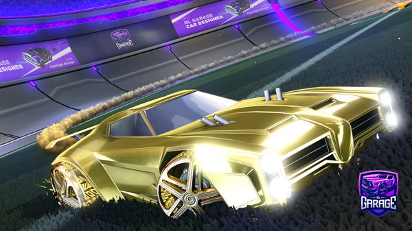 A Rocket League car design from slendermoss