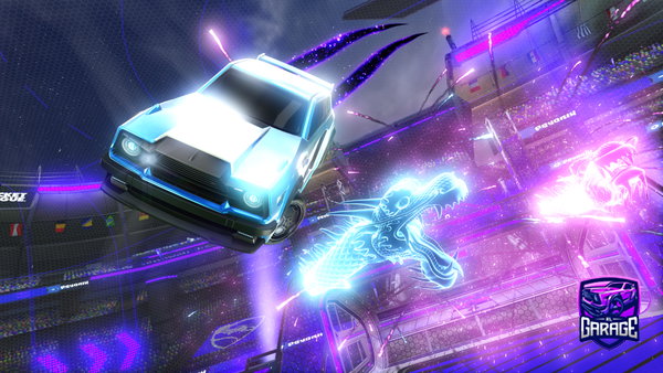 A Rocket League car design from tingatinga125
