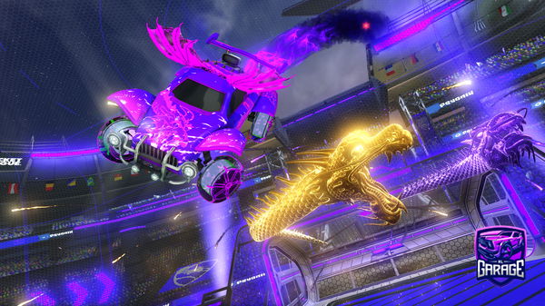 A Rocket League car design from Speedy_Saber