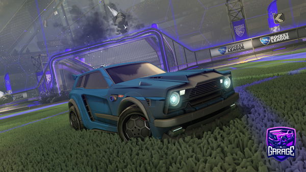 A Rocket League car design from ToxicWaste134