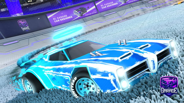 A Rocket League car design from TheAwesomeKid126