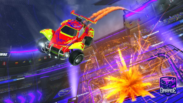 A Rocket League car design from Gyuctt