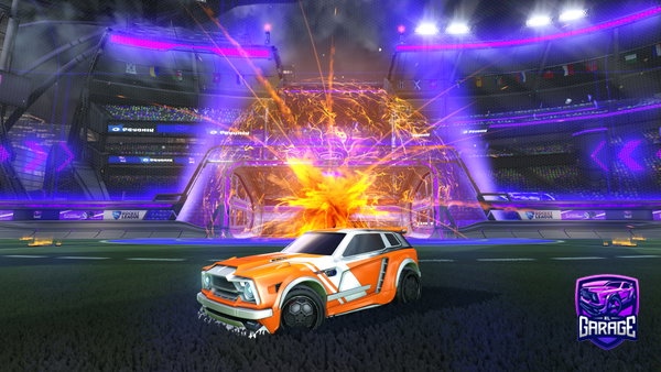 A Rocket League car design from XproH709