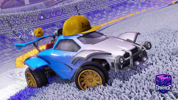 A Rocket League car design from plumbobson