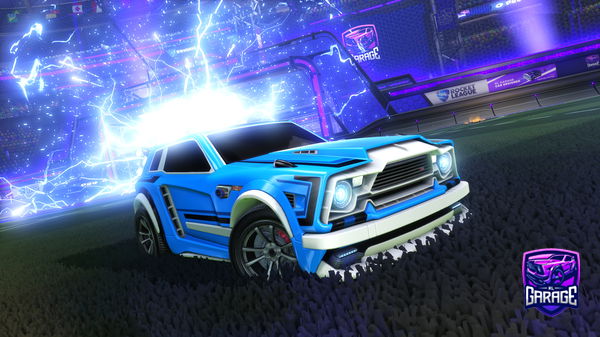 A Rocket League car design from Scuffed_Musty567