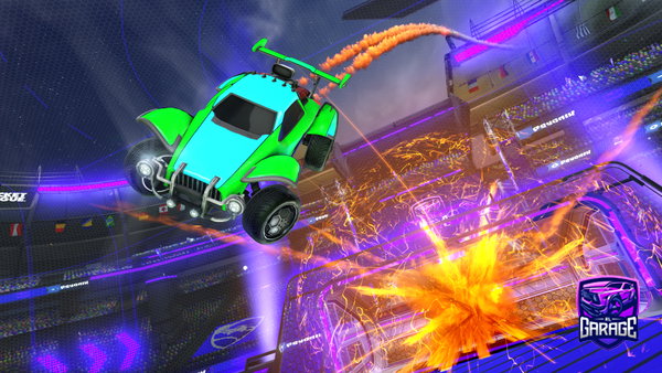 A Rocket League car design from LePouletDu30