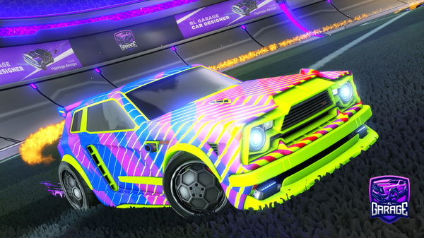 A Rocket League car design from Itz_Wyxtt