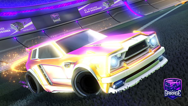 A Rocket League car design from xXFoxtecXx