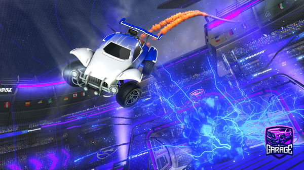 A Rocket League car design from CyberGamez