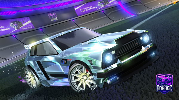 A Rocket League car design from Supergroover07