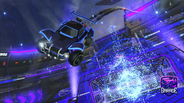 A Rocket League car design from GameJockey14