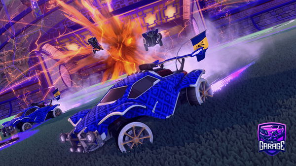 A Rocket League car design from Lehhboss