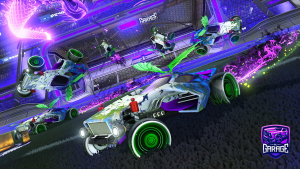 A Rocket League car design from Electrodraggon