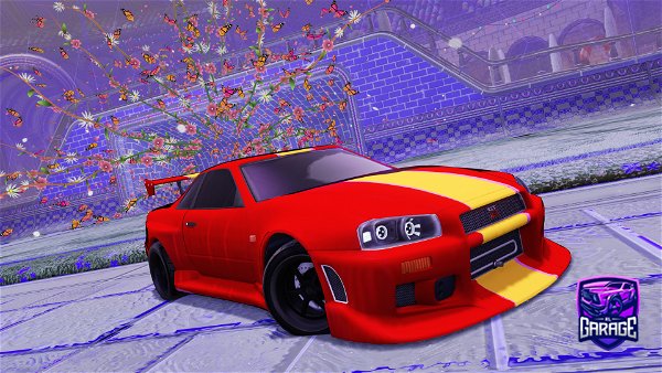 A Rocket League car design from foresthates