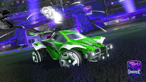 A Rocket League car design from Road_to_black_veloce