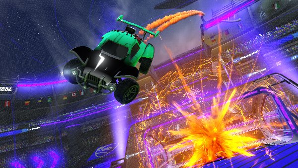 A Rocket League car design from cazzank