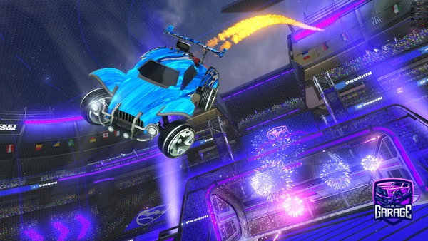 A Rocket League car design from Brittkh222