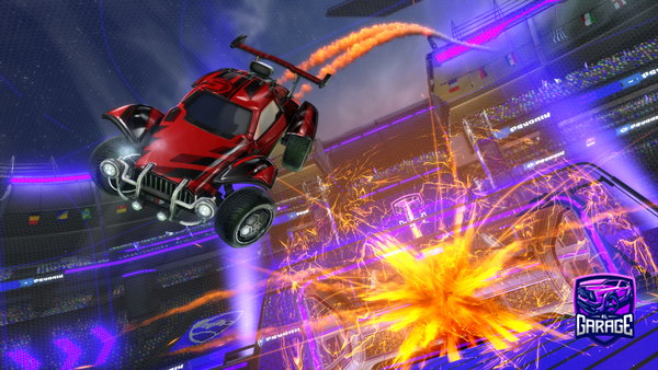 A Rocket League car design from Jalalmo87